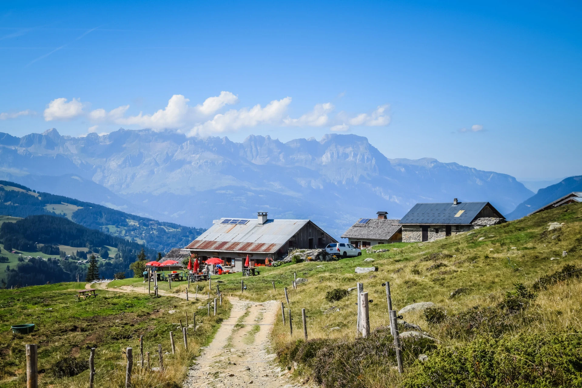 Auberge du Truc på Truc-platået, val Montjoie