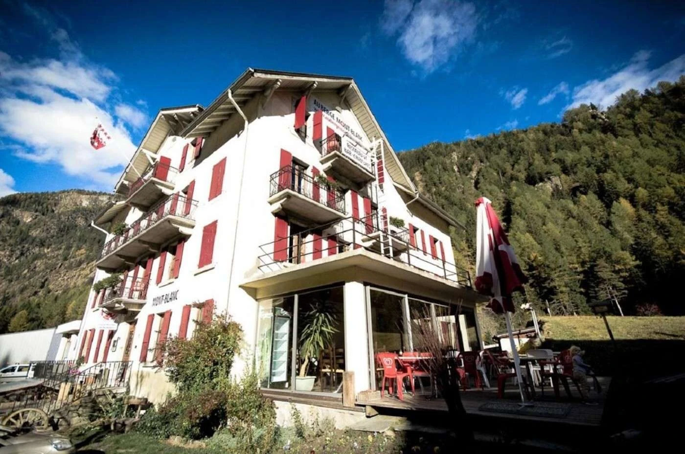 Auberge Mont-Blanc i landsbyen Trient