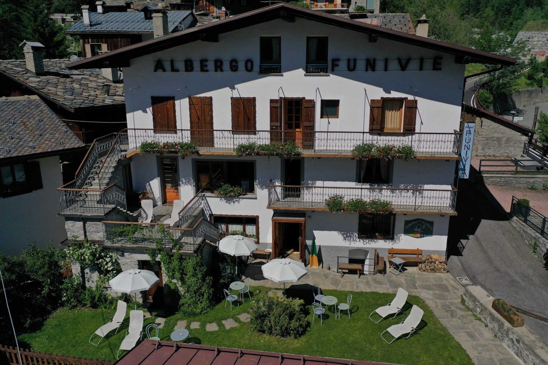 Hôtel Funivia i Courmayeur, midtveis på TMB
