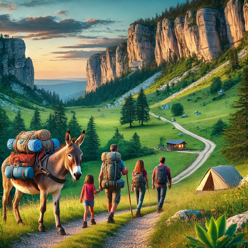 Illustrasjon Familiebivuakk i Vercors