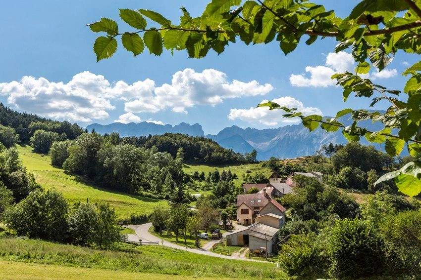 En gîte i dalbunnen i Valgaudemar, det faste punktet for en uke som basetur