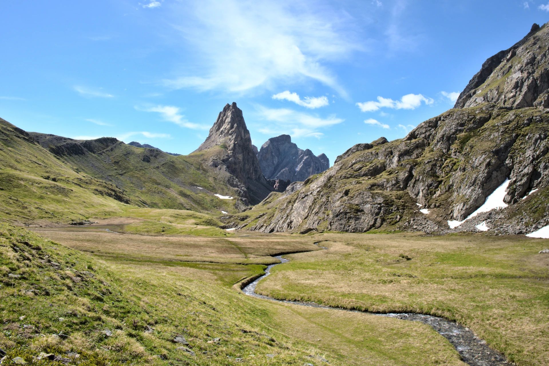 Sommerbeitene i Thabor-massivet, snøfrie i juli