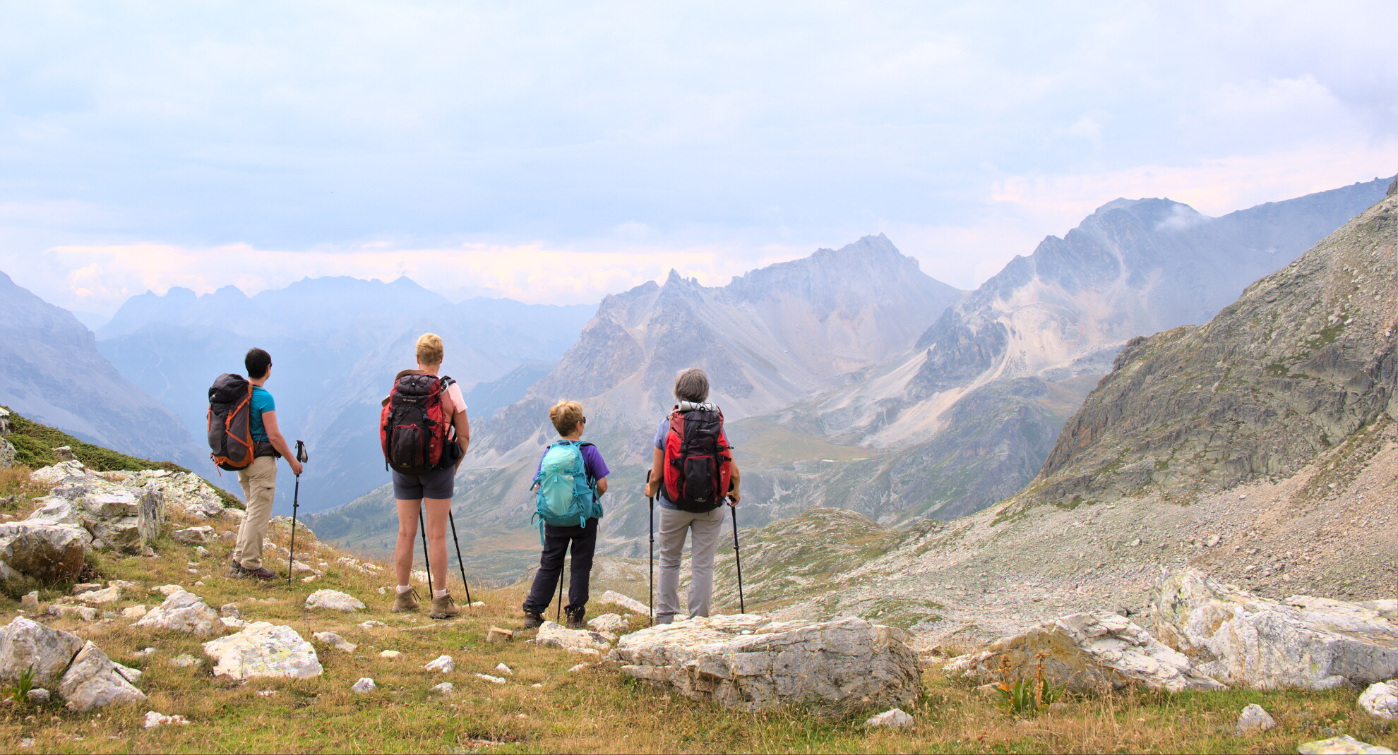 Gruppevandring i Alpene