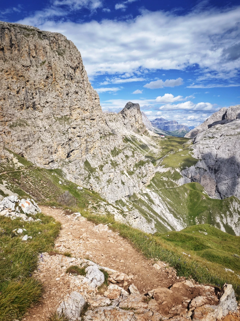 Rifugio Alpe di Tires ovenfor Alpe di Siusi