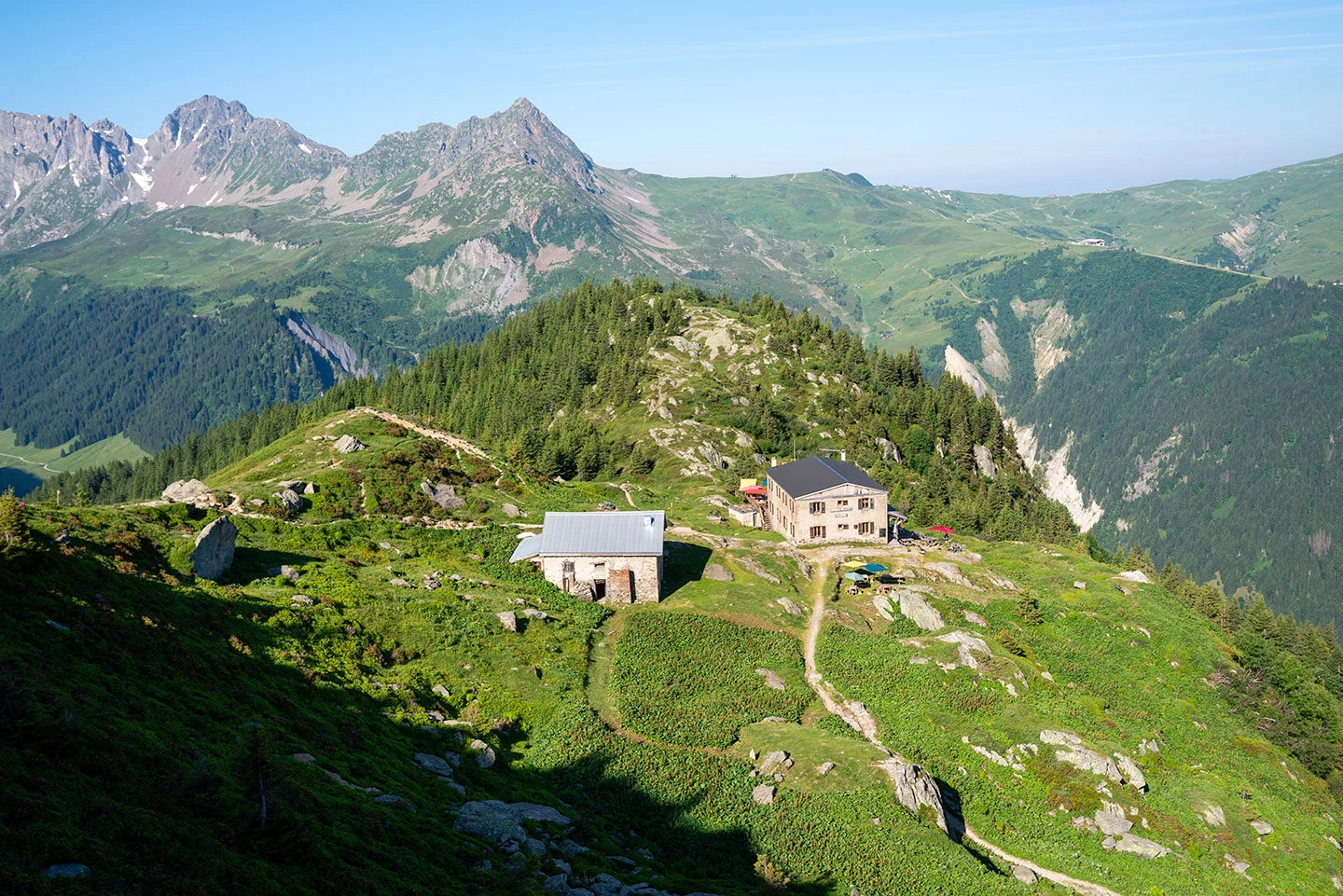 Refuge de Tré-la-Tête ovenfor val Montjoie