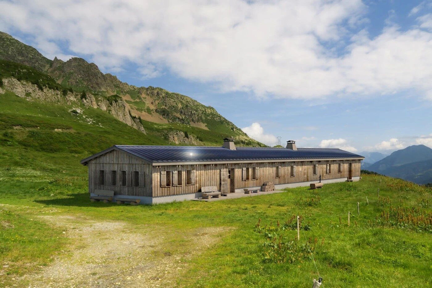 Refuge des Prés, seter ovenfor Les Contamines