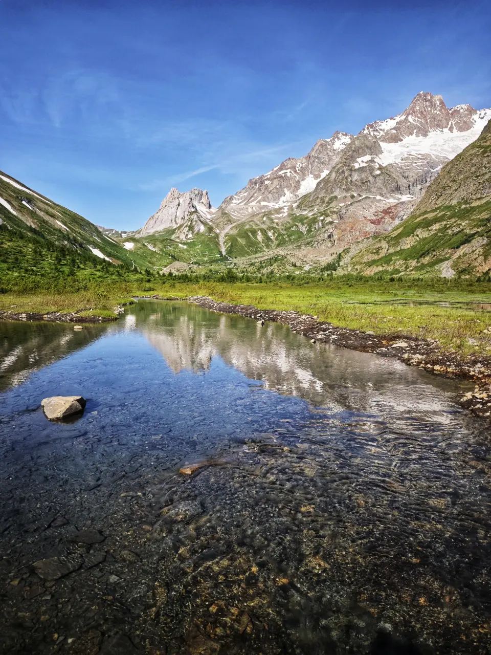 Col de la Seigne fra Combal